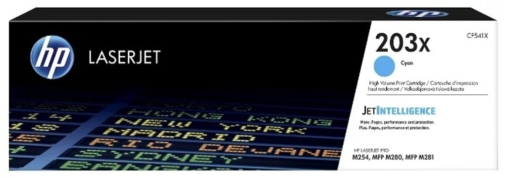 Картриджи HP CF541X голубой