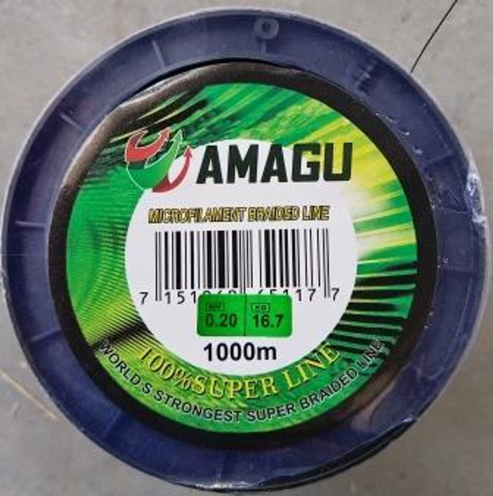 Плетенка AMAGU 1000м / 0.25 мм
