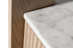 Тумбочка с ящиком светлая 56х48х48см Garda Decor светлое дерево