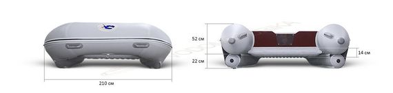 Надувной катамаран Ротан 520