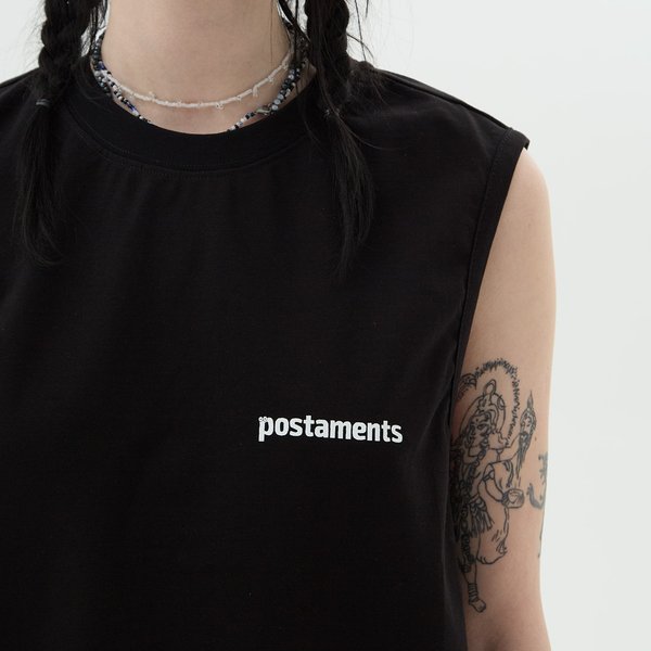 Футболка без рукавов Postaments Basic Small (black) артикул: - купить в магазине Дайс