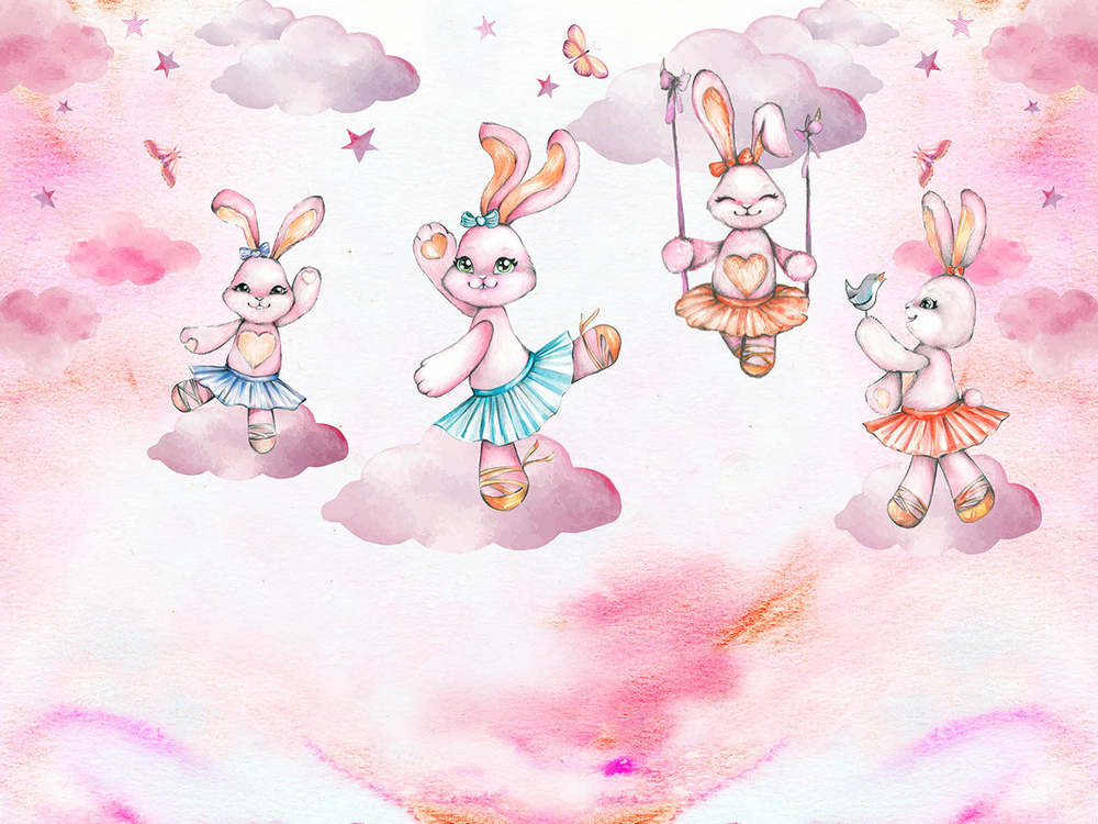 Дизайнерские обои Wall Street Rabbit Room