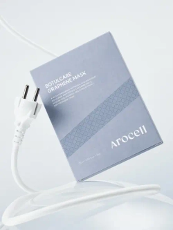Графеновая маска с ботулином и низкомолекулярным коллагеном AROCELL Botulcare graphene mask