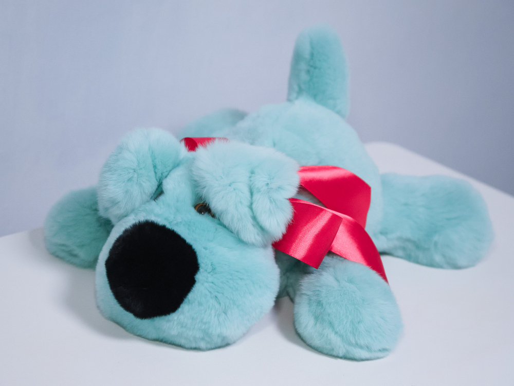 Собака Шанель гигантская (мятный/тиффани)