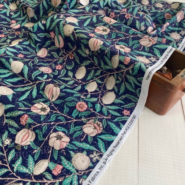 У. МОРРИС - ФРУКТ #1, 100% хлопок Handmade Fabrics 3