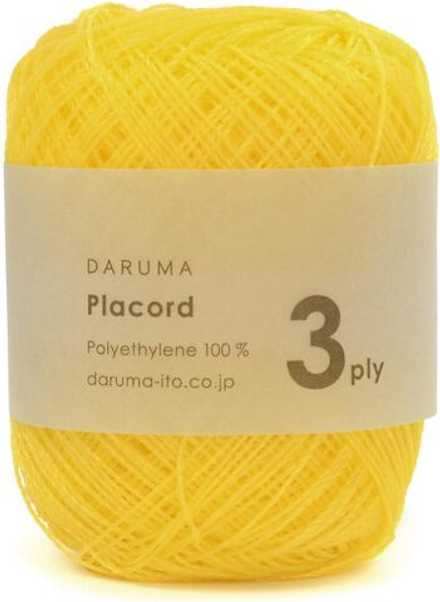 placord 3ply, цвет лимонный желтый 2