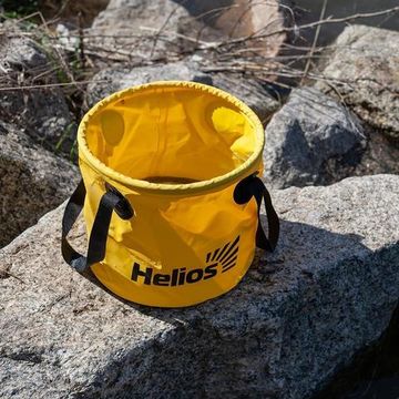 Ведро складное ПВХ Helios 15л ( HS-VS-PVC-15L)