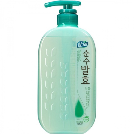 LION Моющее средство для посуды, овощей и фруктов CHAMGREEN Pure Fermentation Горные травы 300гр