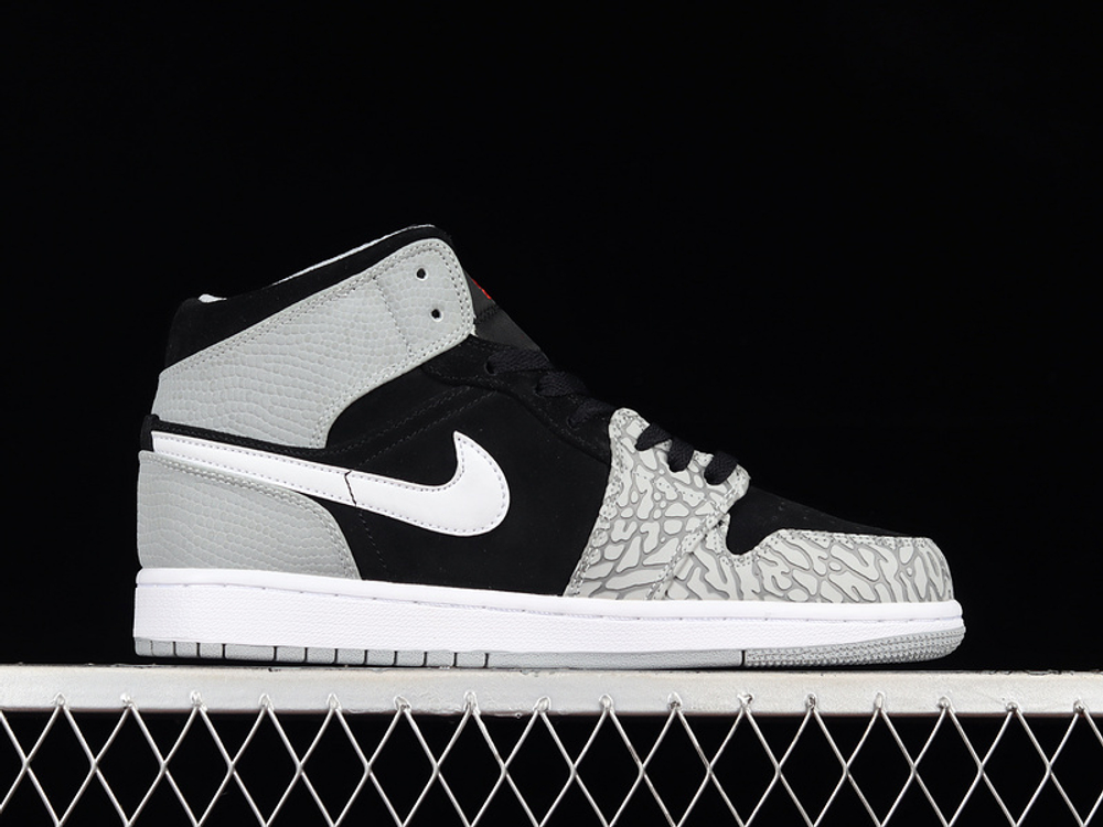 Jordan 1 Mid Elephant Print