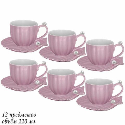 Lenardi 106-108 Чайный набор 12пр. 250 мл в под.уп.(х6)Фарфор