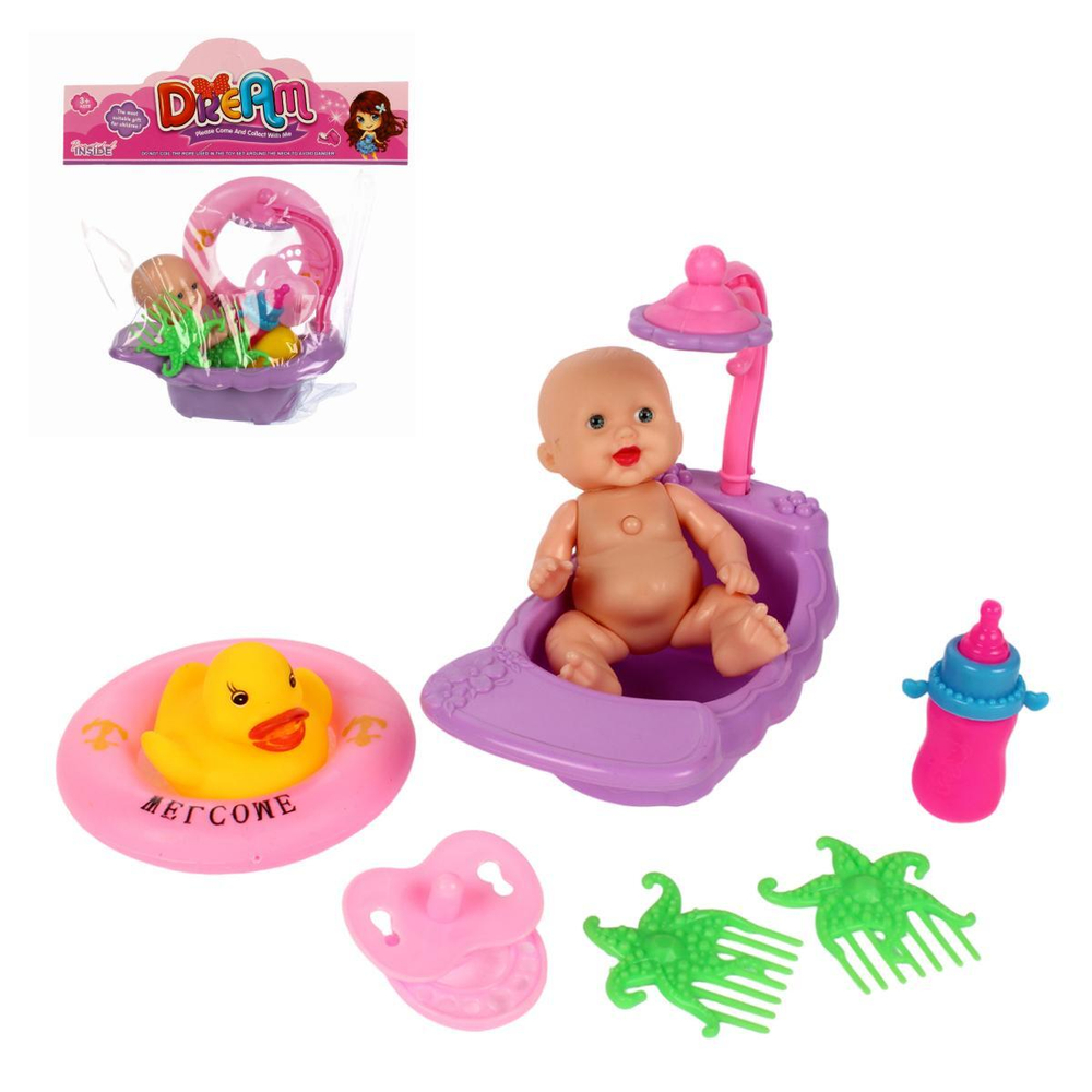 Пупс с аксесс., пакет 2022-F72