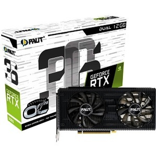 Видеокарта Palit GeForce RTX 3060 Dual OC 12GB LHR (NE63060T19K9-190AD)