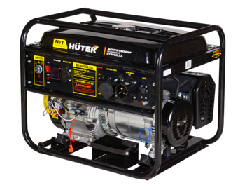 Портативный бензогенератор HUTER DY8000LXA - [6,5 кВт / 220V] с АВР