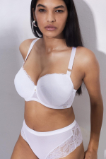 Белый бюстгальтер на косточках Glow (Размер: 85F) (Цвет: белый)