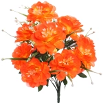 Искусственные цветы «Цветочная мелодия» 50см 9 цветков красно-желтые