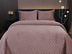 Покрывало 160х220 и наволочка 50х70 Sofi De MarkO Натаниэль Чайная роза