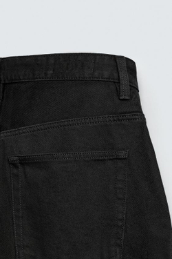 ZARA ДЖИНСЫ BALLOON FIT, ЧЕРНЫЙ