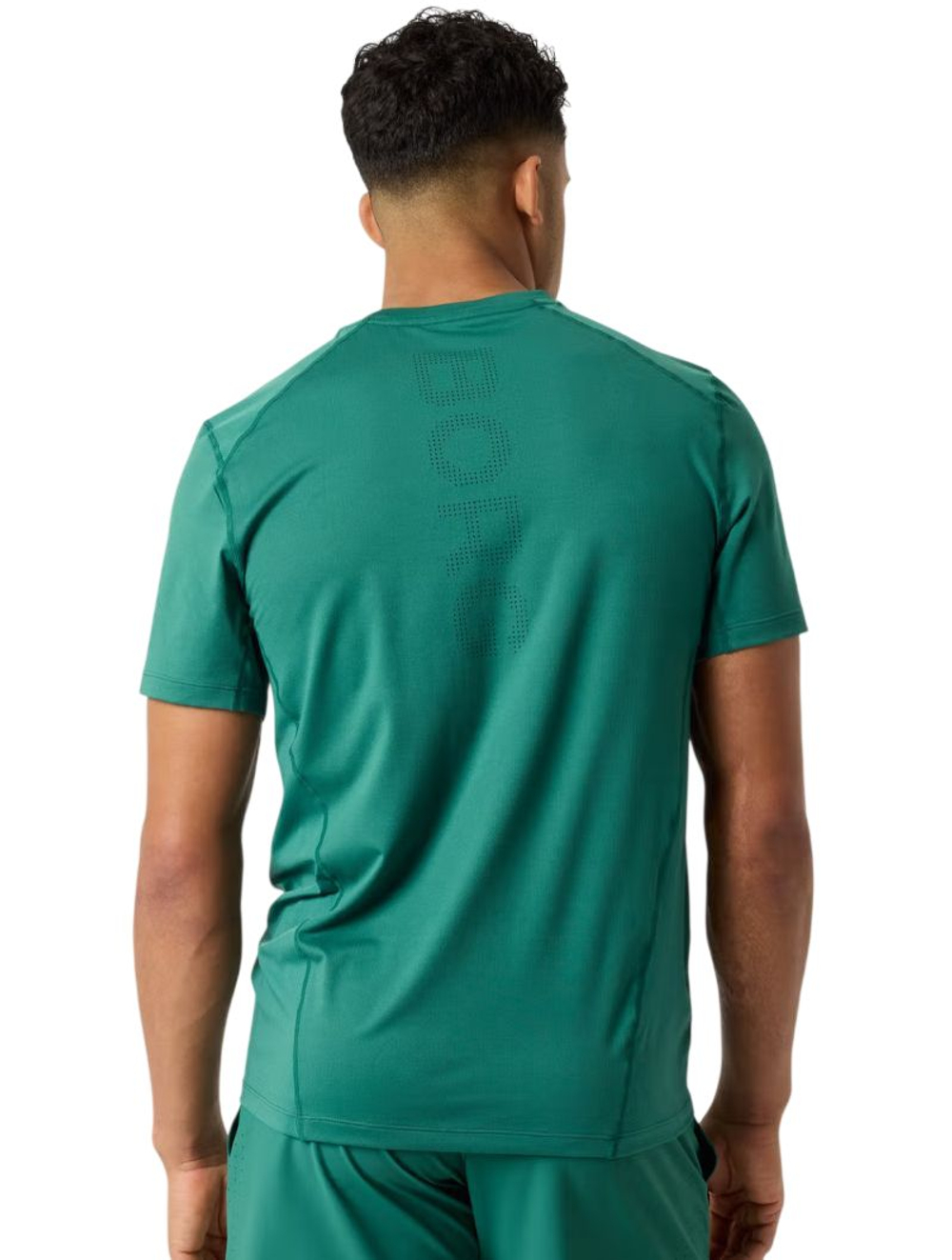 Мужская теннисная футболка Bjorn Borg Ace Mesh Panel - posy green