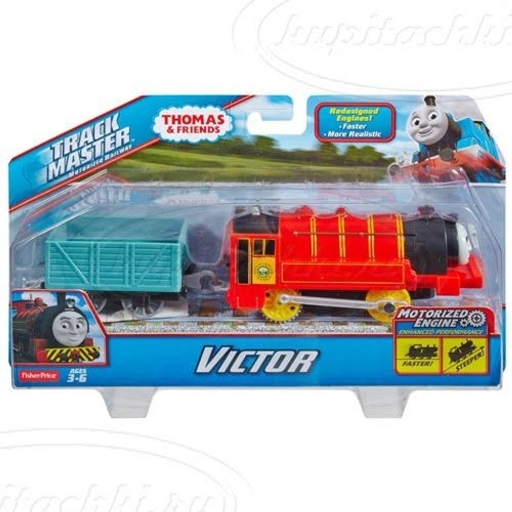 Паровозик Виктор с вагончиком Motorized (Trackmaster)