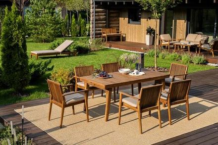 Обеденный стол из акации Joygarden МОНА 175 см, коричневый