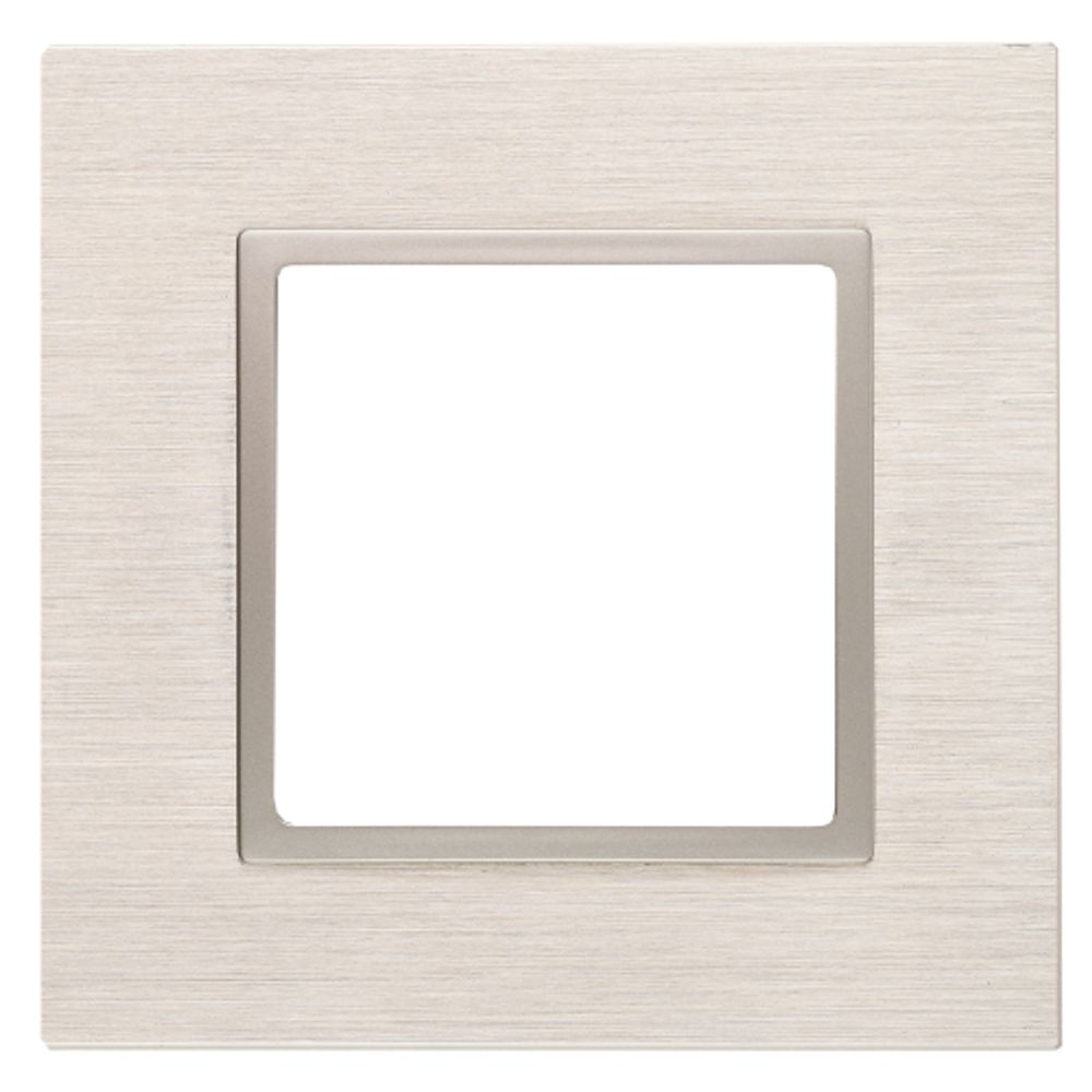 14-5201-04 ЭРА Рамка на 1 пост, металл, Эра Elegance, шампань+шамп | Elegance Шампань