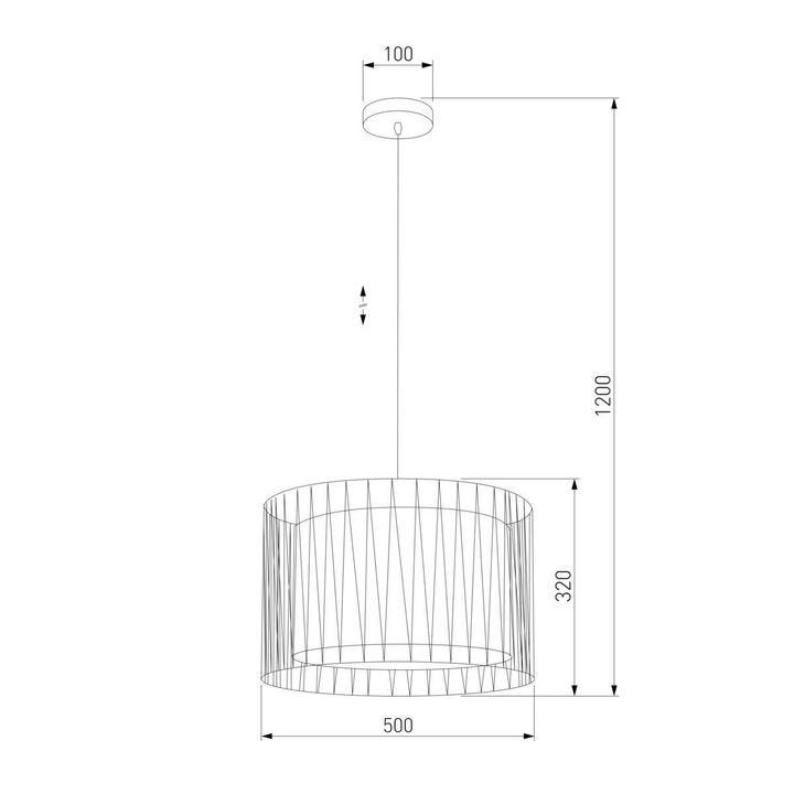 Подвесной светильник TK Lighting 1655 Harmony Black