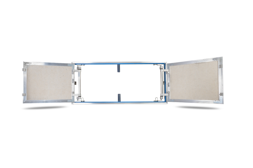 Люк под плитку двухдверный Модерн Мини 900х300 мм