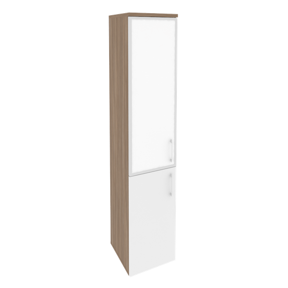 Оникс Шкаф высокий узкий левый O.SU-1.2 R (L) white  400*420*1977