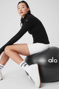 Alo yoga Пуловер Alosoft, черный