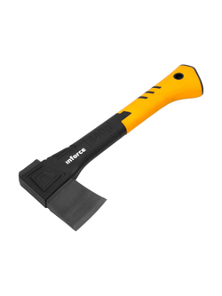 Универсальный топор с точилкой в кофре Inforce 440 гр 06-12-023