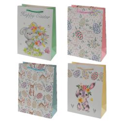 GAEM Пакет подарочный (бумага 210г/м2, блок микс 12шт), L17,5 W8,5 H24 см, 4в.