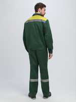 Костюм Лигор-1 СОП (тк.Смесовая,210) брюки, зеленый/желтый