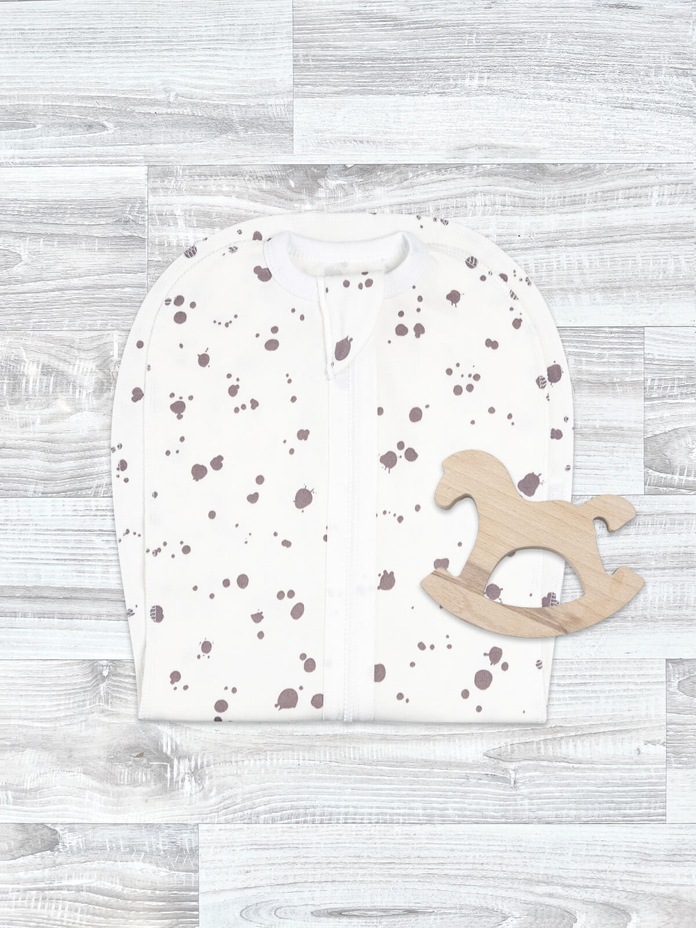 Пелёнка-кокон Mjölk Кляксы, уценка