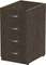 Корпус тумбы приставной 4 ящика