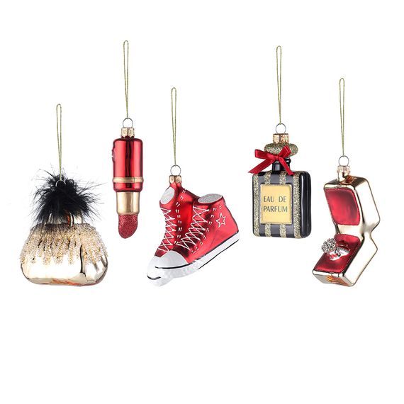Набор ёлочных украшений vogue коллекции new year essential