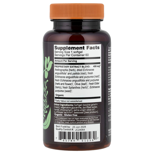 Herbs Etc., Immune Alert ™, 60 мягких таблеток