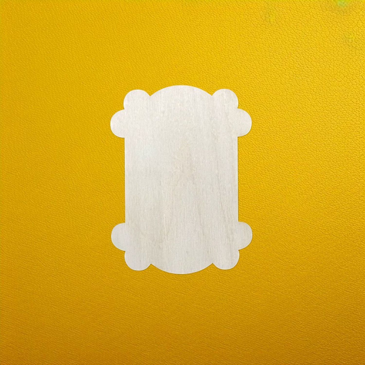 Бирка №1 ( под кружево) 10*7,5см  фанера