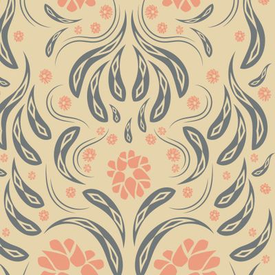 Folk flowers print Floral pattern Ethnic art