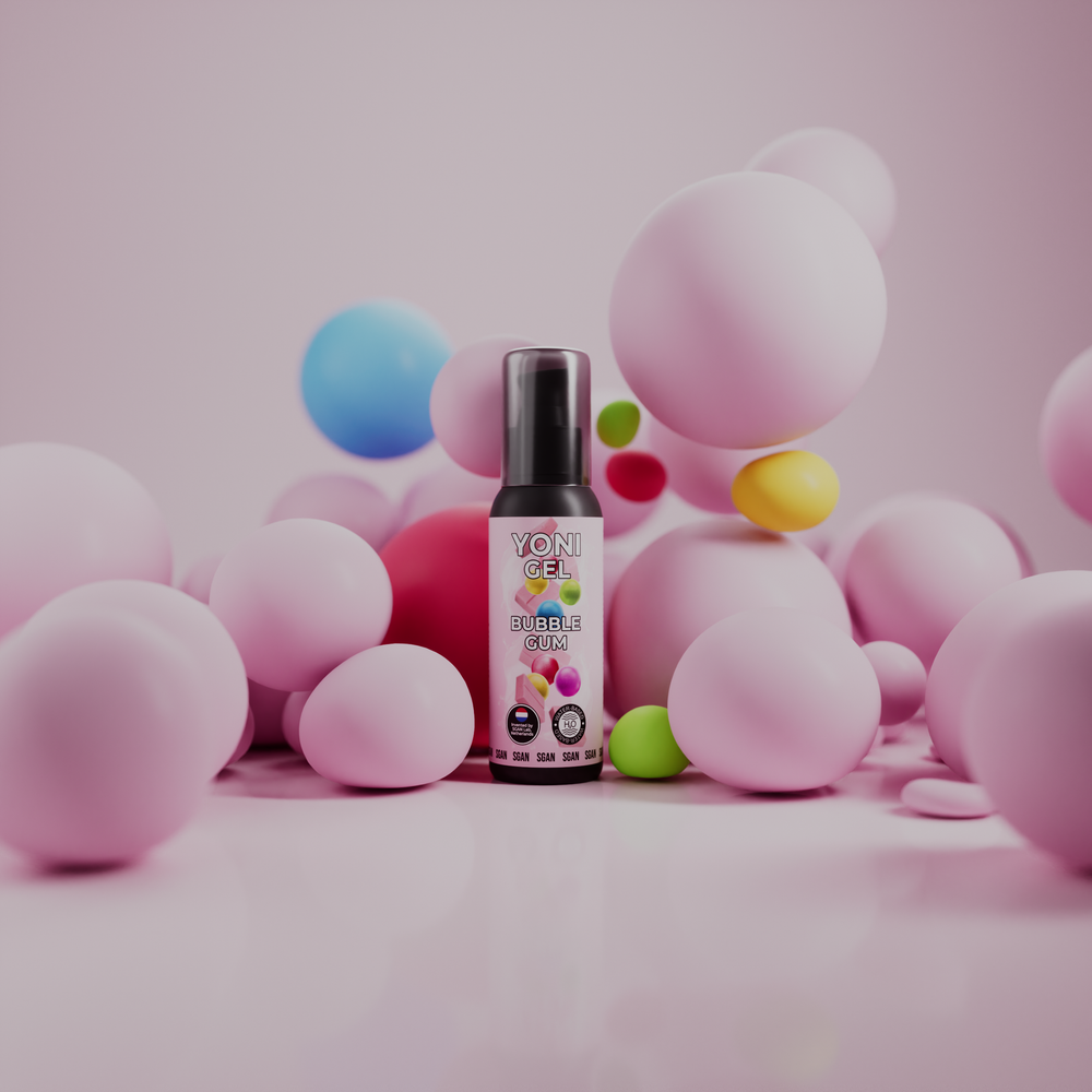 SGAN YONI GEL - Оральный лубрикант, баблгам, 100 мл