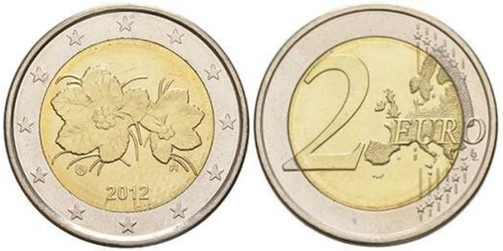 Финляндия 2 евро, 2006-2024 XF