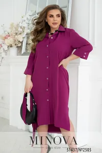 Платье 2505-фуксия Minova