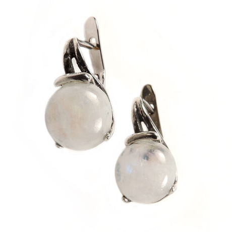 Серьги "Белфаст" адуляр