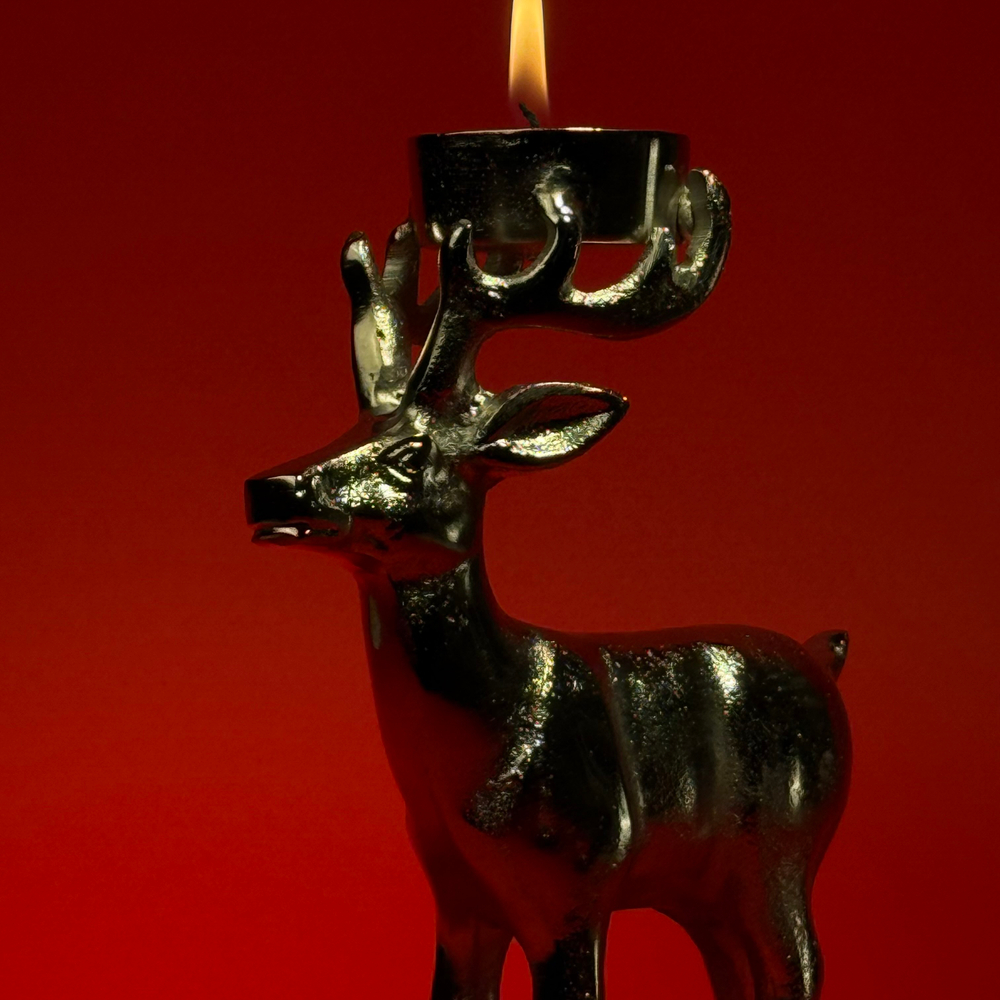 Подсвечник Олень, 18*14см