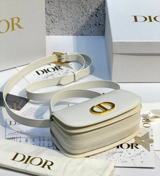 Сумка Dior 30 Montaigne Avenue Top Handle, белый