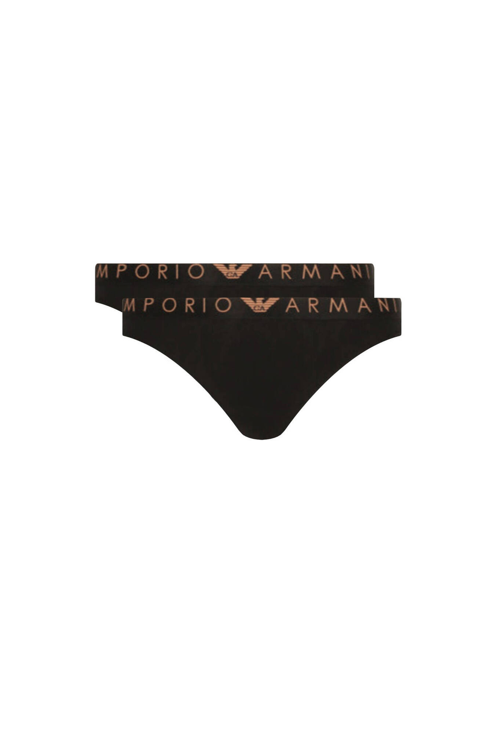 Стринги 2 пары Emporio Armani - черный(163333 3F235)