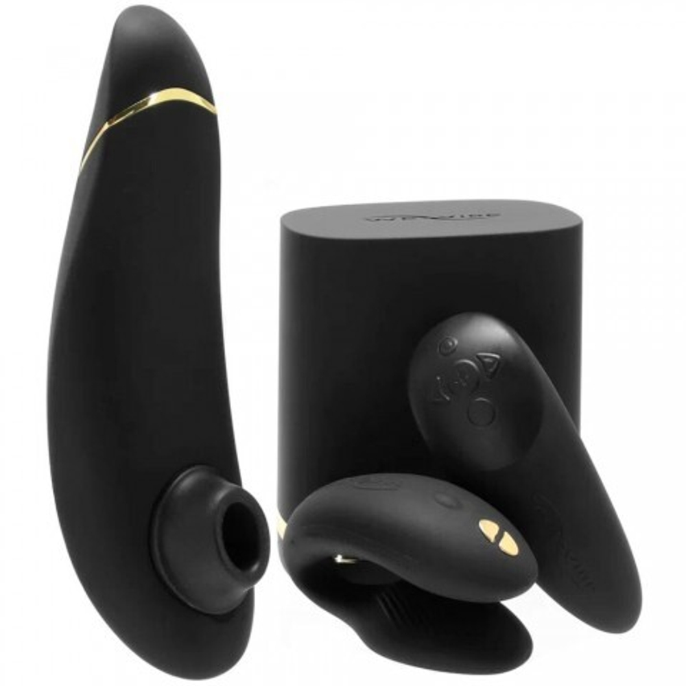 Набор We Vibe Golden Moments Collection с Womanizer premium и We-vibe Chorus Black