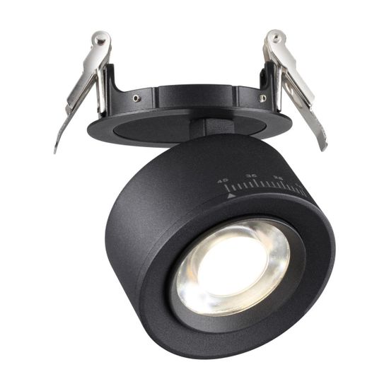 358944 SPOT NT22 456 черный Светильник встраиваемый светодиодный IP20 LED 4000К 18W 220V EDDY