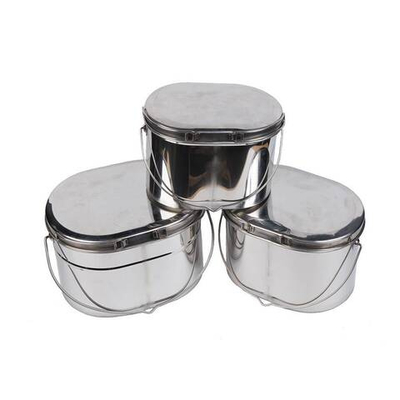 Набор низких котелков 3 шт.(7,5;9,5;12,5л) нерж.крышки с ручками (Роза ветров)