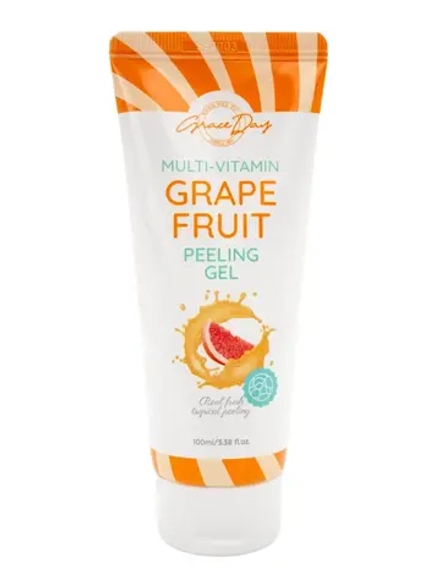 GRACE DAY - ПИЛИНГ-ГЕЛЬ ДЛЯ ЛИЦА С ЭКСТРАКТОМ ГРЕЙПФРУТА MULTI-VITAMIN GRAPEFRUIT PEELING GEL, 100 МЛ