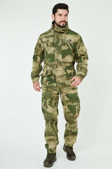 Костюм "ГОРНЫЙ -5" кур+бр (РипСтоп, КМФ Серый мох)